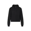 Lemaire High Ribbed Collar Sweater With Soft Texture In Black