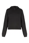 Lemaire Sweater With Hood In Alpaca Blend In Black