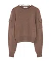 Lemaire Sweater With Pockets In Brown