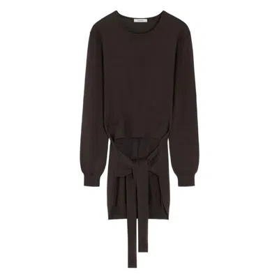 Lemaire Sweaters In Brown