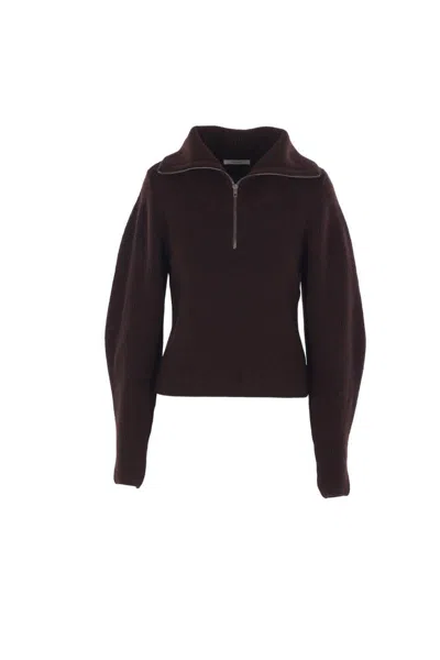 Lemaire Sweaters In Brown