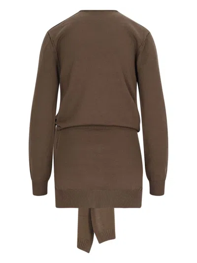 Lemaire Sweaters In Brown