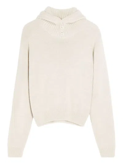 Lemaire Sweaters In White