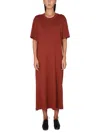 Lemaire T-shirt Dress In Brown