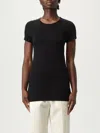 Lemaire Black Cotton Long T-shirt