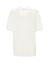 Lemaire Rib T-shirt In Lemon Glaze