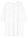 Lemaire T-shirt With Round Neck And Short Sleeves In Nero