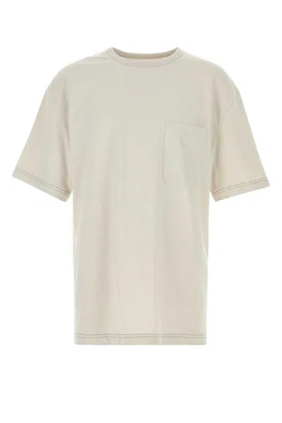 Lemaire Light Grey Cotton Blend T-shirt In Neutral