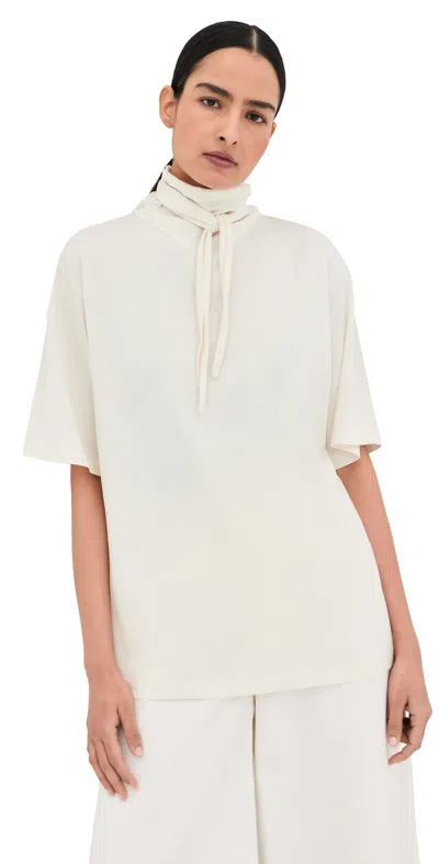 Lemaire Rotate Birgerchristensen Mini Dress With Bare Shoulders In Multi