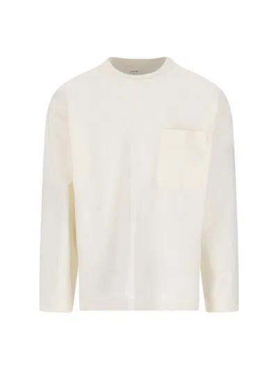 Lemaire T-shirt With Pocket In White