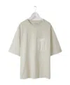 Lemaire T-shirt With Round Neck And Short Sleeves In White