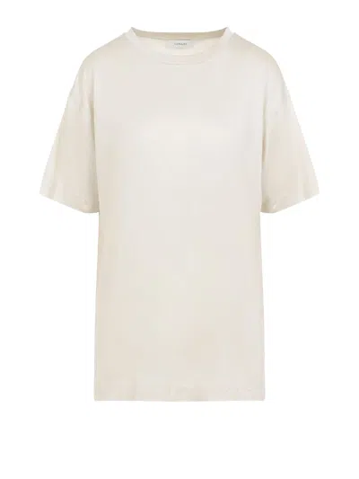 Lemaire Relaxed Fit Crewneck T-shirt In White