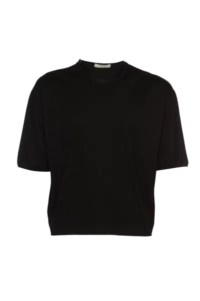 LEMAIRE LEMAIRE T-SHIRTS AND POLOS BLACK