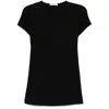 Lemaire Black Tops - T-shirts & Jerseys Women In Black
