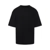 Lemaire T-shirt Aus Baumwolle Und Seide In Black