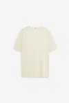 Lemaire Cotton T-shirt With Loose Fit And Round Neck In Neutral