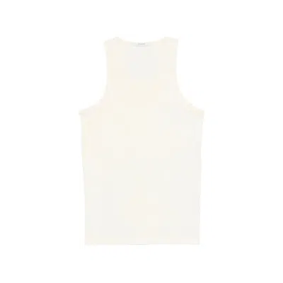 Lemaire Light-cream Tank Top In Neutral