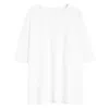 Lemaire T-shirt With Round Neck And Short Sleeves In White