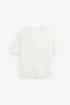 Lemaire Cotton T-shirt With Loose Fit And Round Neck In White