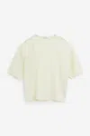 Lemaire Short Sleeve T-shirt In Yellow