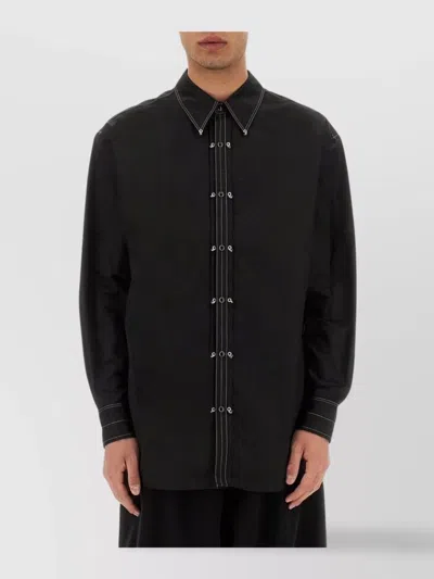 LEMAIRE TAILORED COTTON SHIRT BUTTON DETAILING