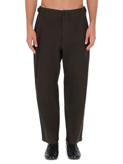 Lemaire Tailored Pants In Brown