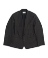 Lemaire Tailored Sb Jacket In Black