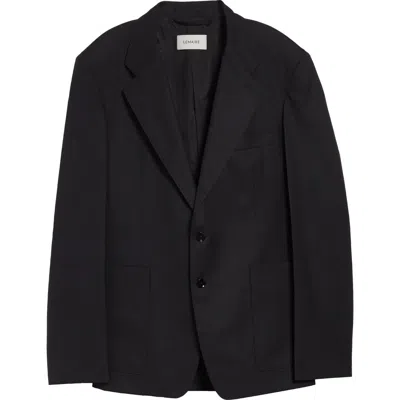Lemaire Tailored Single Breasted Jacket In Black