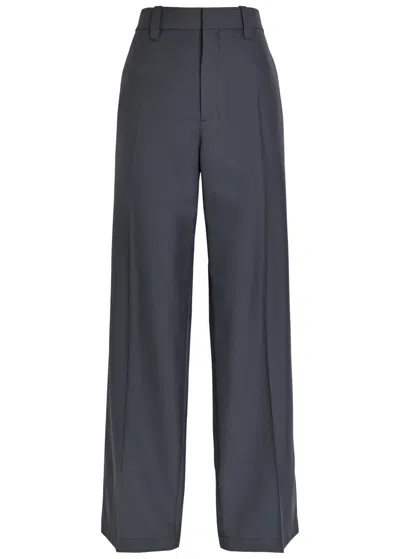 Lemaire Tailored Straight-leg Trousers In Gray