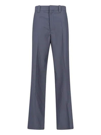 Lemaire Tailored Trousers In Blue