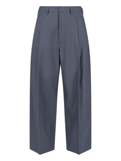 Lemaire Tailored Trousers In Blue