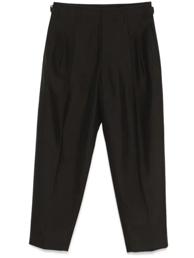 Lemaire Tailored Trousers In Brown