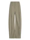 Lemaire Tailored Trousers In Green