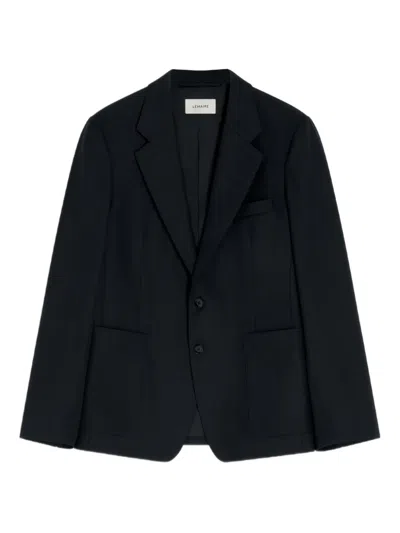 Lemaire Tailored Wool Blazer In Black