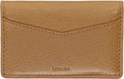 Lemaire Tan Gear Pocket Organizer Card Holder