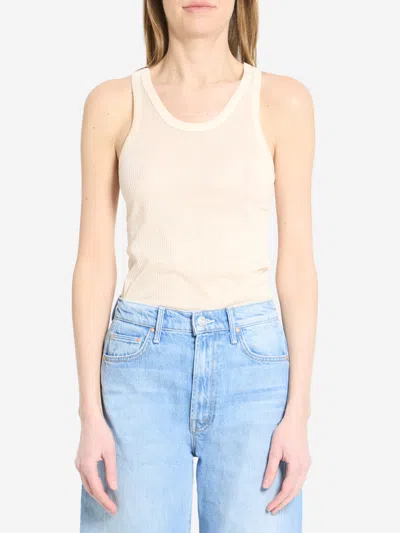 Lemaire Ribbed Tank Top In Pink