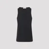 Lemaire Sleeveless Tank Top Round Neck Design In Black