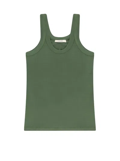 Lemaire Tank Top In Smoky Green