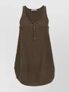 Lemaire Tank Top With Bias Cut And Scoop Hem