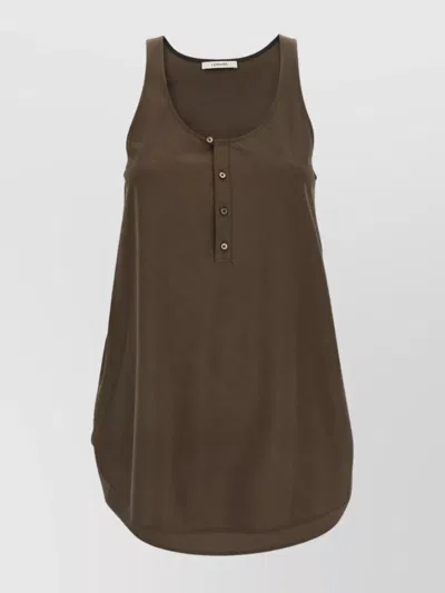 LEMAIRE TANK TOP WITH BIAS CUT AND SCOOP HEM