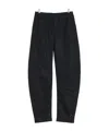 Lemaire Tapered Casual Pants In Black