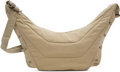 Lemaire Taupe Medium Soft Game Bag In Wh041 Clay