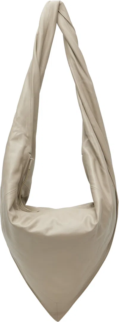 LEMAIRE TAUPE SCARF BAG