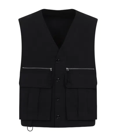 LEMAIRE LEMAIRE V-NECK BUTTONED GILET