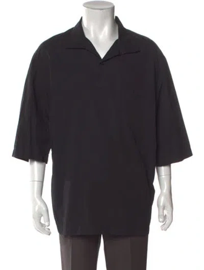 Pre-owned Lemaire Three-quarter Sleeve Shirt In Black