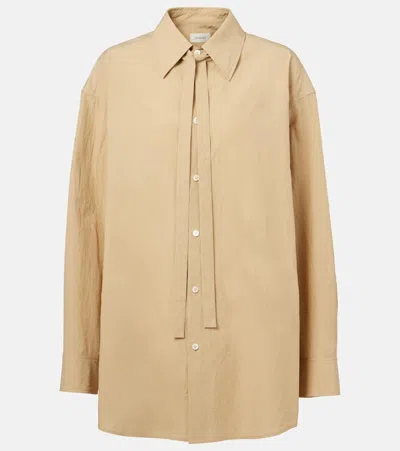Lemaire Tie-detail Cotton Shirt