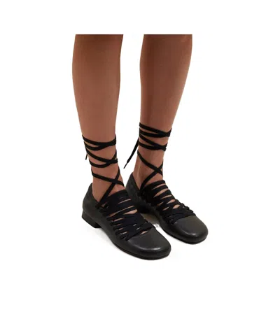 Lemaire Tie Other Flat Shoes In Brown