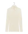 Lemaire Turtle-neck Sweater In White