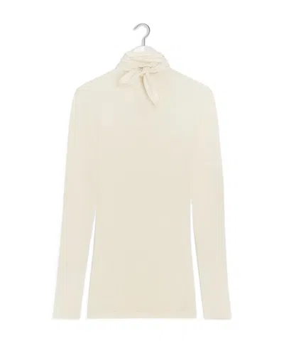 LEMAIRE TIED-NECK T-SHIRT