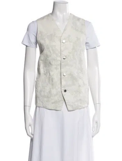 Pre-owned Lemaire Tie-dye Print Vest In Neutral